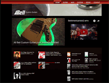 Tablet Screenshot of bellcustomguitars.com